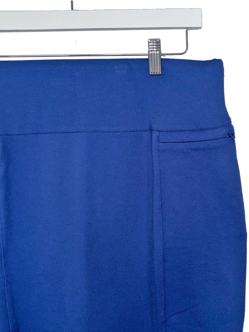 Betabrand Medium Blue High Waisted Knit Pencil Skirt - Size L